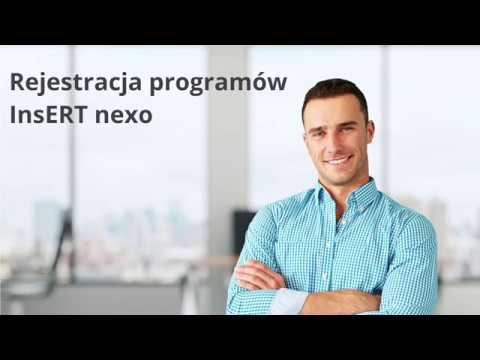 Rejestracja programów InsERT nexo