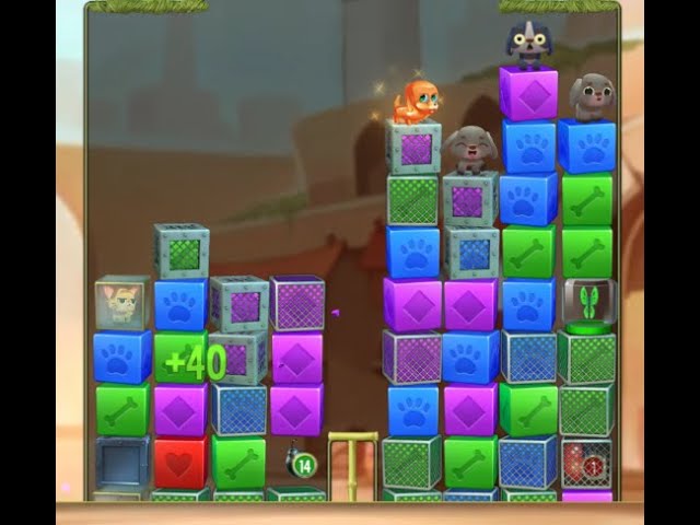 Pet Rescue Saga Level 5468 no boosters - YouTube