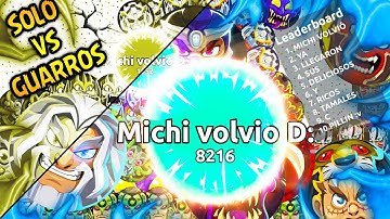 AGAR.IO "1 SOLO PLAYER VS 1000 GUARROS" DOUBLE REVERSE TRICKSPLIT | SORTEO DE CUENTA LEVEL 100