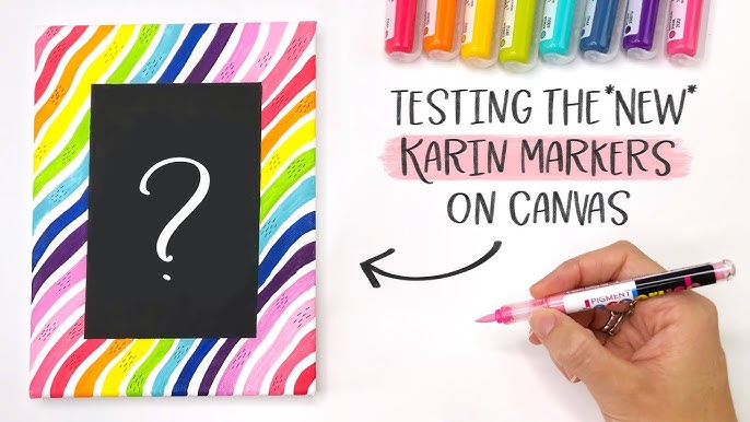 Swatch Karin Acrylic Brush Pens with Me – The Pigeon Letters