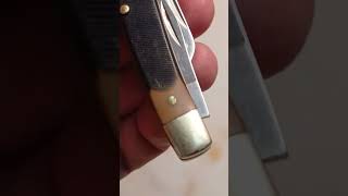 Schrade Old Timer 340T Pocket Knife USA 3 Blade Vintage EDC Collectible #shorts #pocketknife