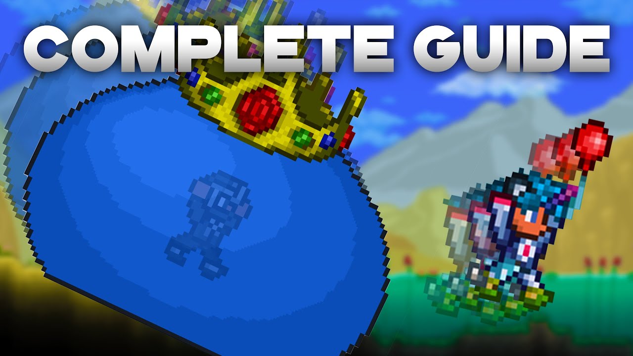 Complete King Slime Guide All Modes Terraria Ranger Tutorial! YouTube