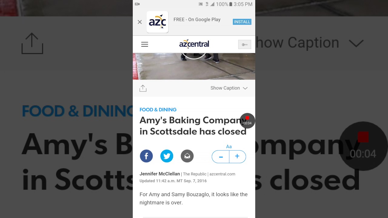 Amy's Baking Company Is Now Closed Permanently,WOW! YouTube
