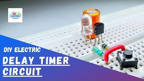 Delay Timer Circuit Using BC547 #electronics #diy #diyelectronics #bc547 #electrical #circuit