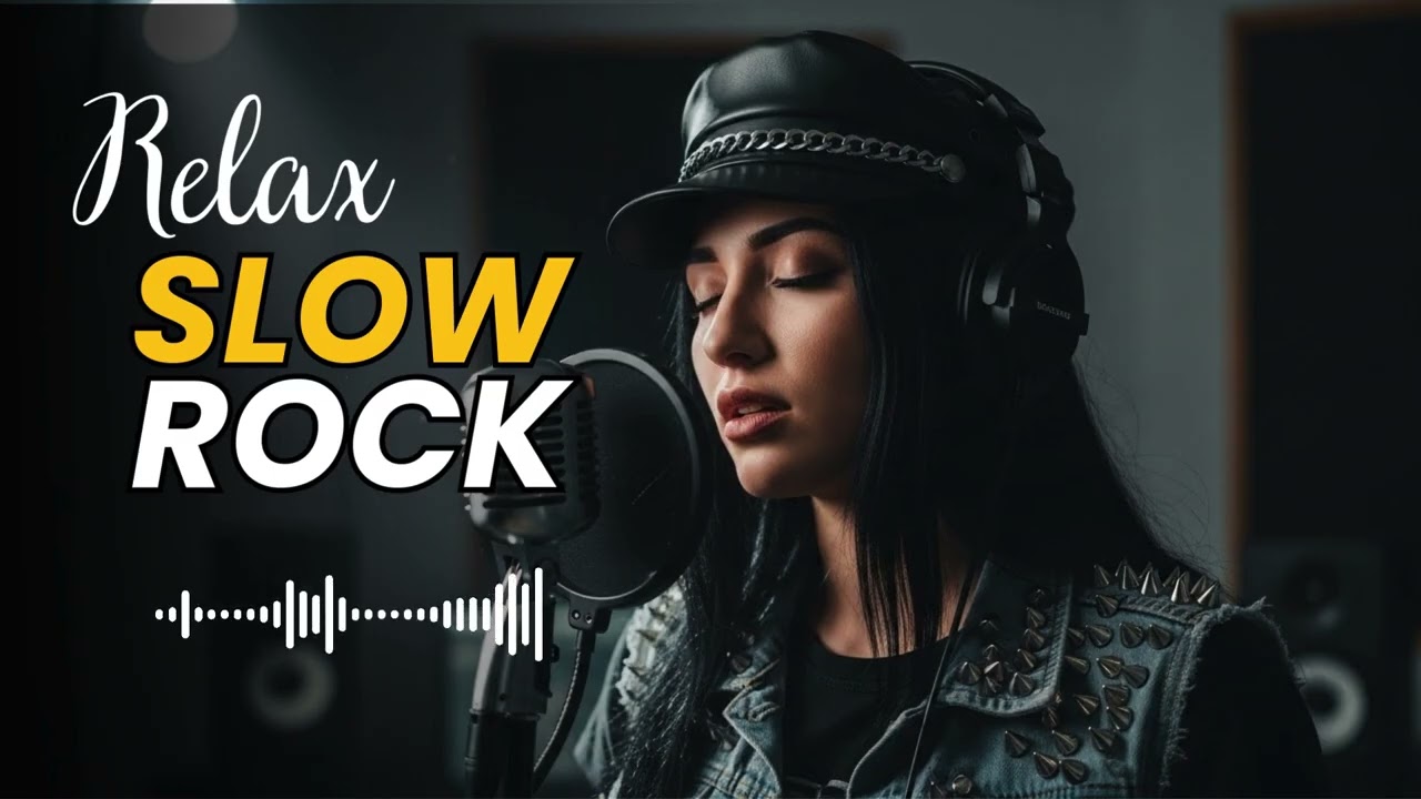 [RELAX Slow Rock Music 🎧] Tranquil Night Rain | Soft Rock for Restful Sleep