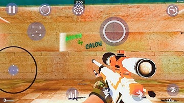 Strike Port Destruction | AWP Asimov Modskin SPD csgo | Offline Fps Android Gameplay