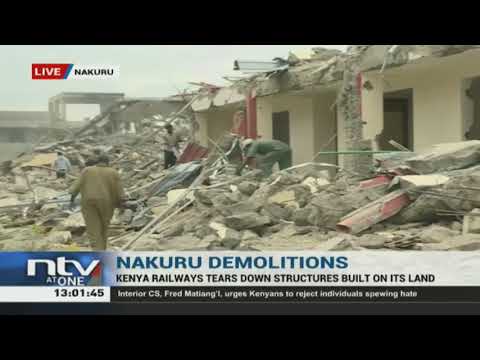 Kenya Railways demolishes