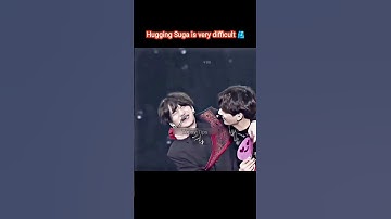 Hugging Suga is a difficult task 🫂❤️ #suga #bts