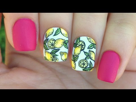 Lemon Nail Art Tutorial