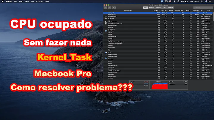 Como resolver CPU 100% ocupada por causa do Kernel_Task