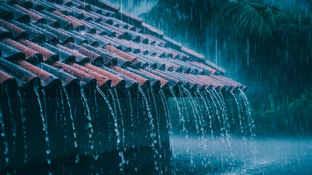 Deep Night Rainfall and Gentle Thunder for Calm Midnight Relaxation