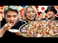 My Japanese Friends Try Filipino Food for the First time!(Sisig, Sinigang) | Fumiya