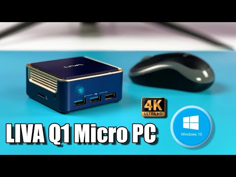 LIVA Q1 Micro PC Review, Tiny 4K Windows 10 Mini Desktop Computer