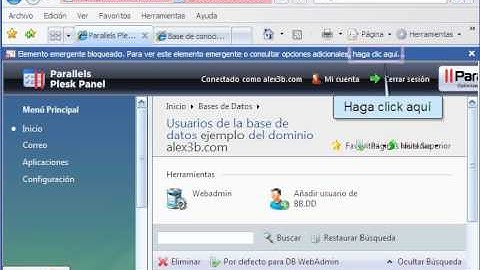 administración de bases de datos mysql con phpmyadmin