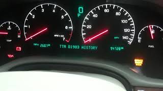 Extracting DTC codes Cadillac Seville STS 1999