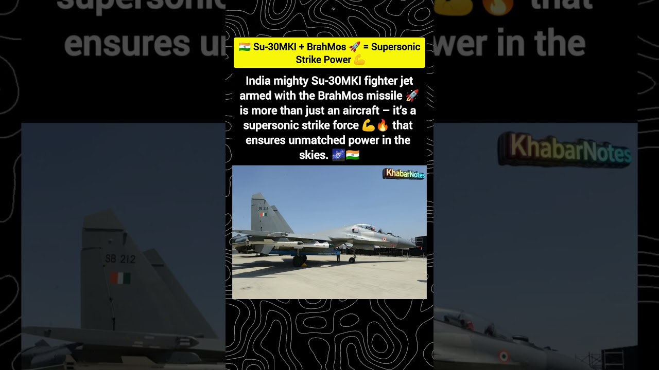 🚀 Su-30MKI with BrahMos Missile | India Supersonic Strike Power 💪🇮🇳