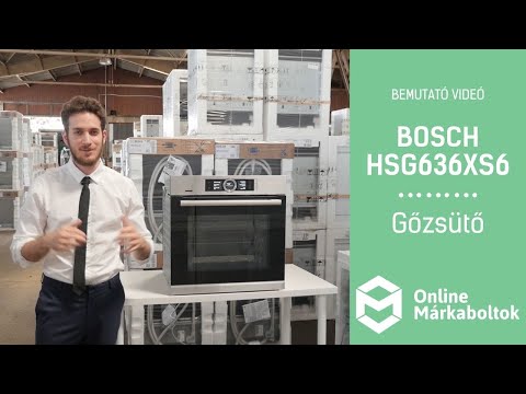 Bosch HSG636XS6 | Gőzsütő bemutató videó