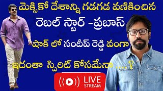 REBEL STAR PRABHAS | SANDEEP REDDY VANGA | #spirit #panindia #panindianmovies #panindiamovies