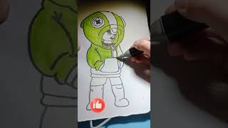 LEON FROM BRAWL STARS 👍👆