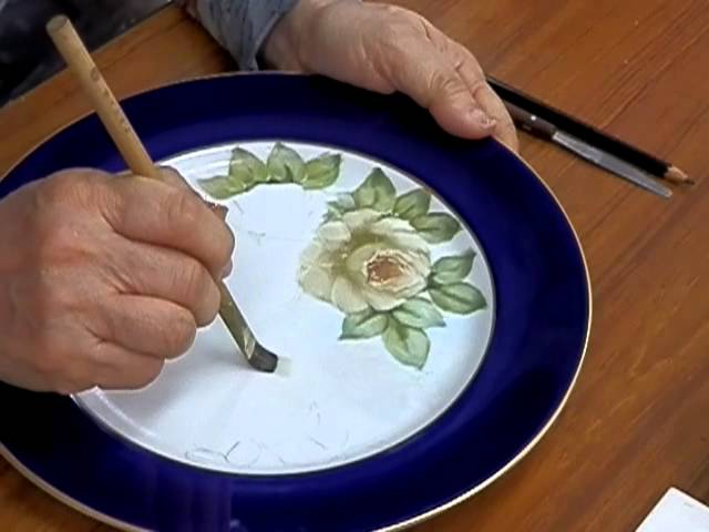 薔薇のポーセリン・ペインティング～戸田揖子先生デモンストレーション