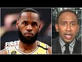 Stephen A. supports LeBron James speaking out | First Take