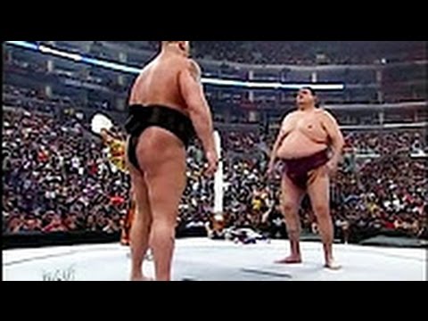 WWE Sumo Match   The Big Show Vs Akebono   Wrestling Mania