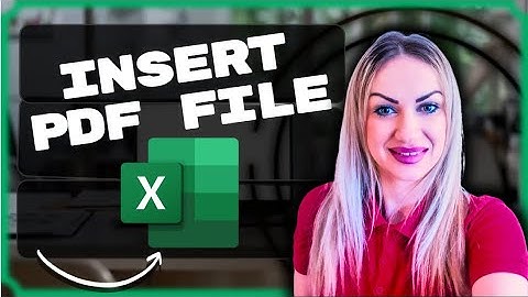 How to Insert PDF File in Excel | Excel Tutorial 2025