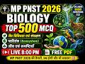 MP PNST 2026 Biology Top 500  जैव विविधता एवं संरक्षण | पारितंत्र | जीव एवं समष्टियाँ |#mppnst2026