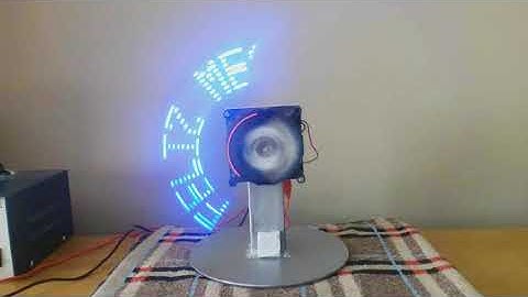 Letrero led, efecto pov con arduino minipro