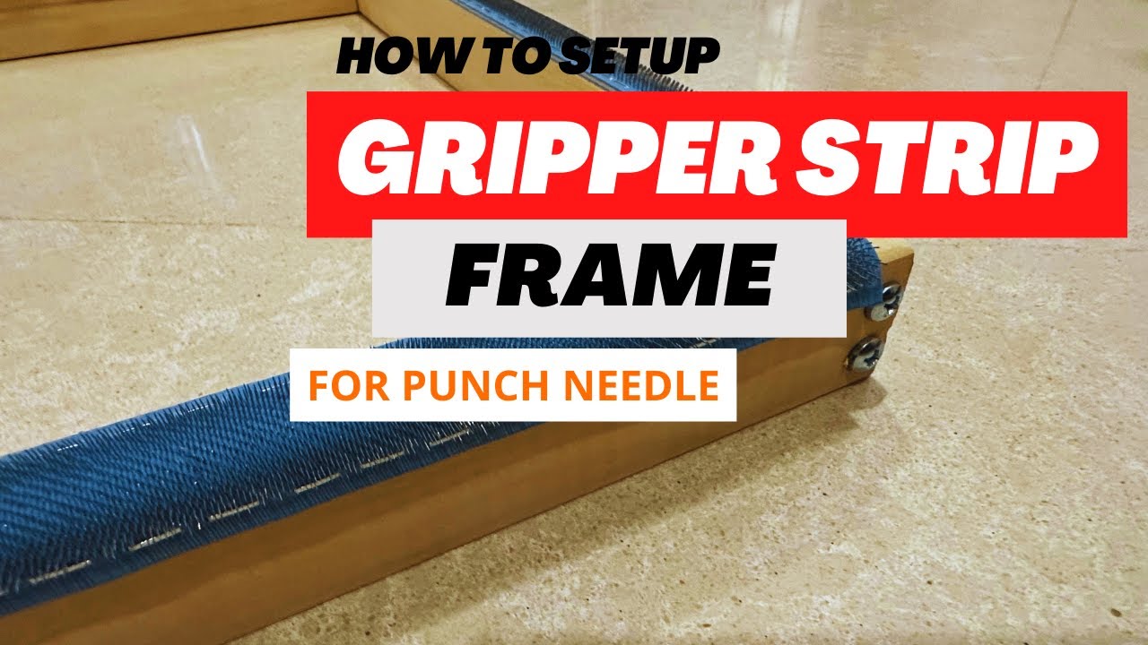 How to Make a DIY Gripper Frame for Punch Needle