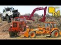 BAUSTELLE HISTORISCHE BAUMASCHINEN BAGGER POCLAIN MAGIRUS HANOMAG SCANIA-VABIS INTRAC DREAM MACHINES