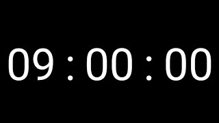 9 Hour Countup Timer | Work With Focus