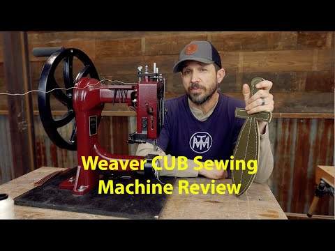 Making A Master Sword From Leather With The Newly Redesigned Weaver CUB Sewing Machine