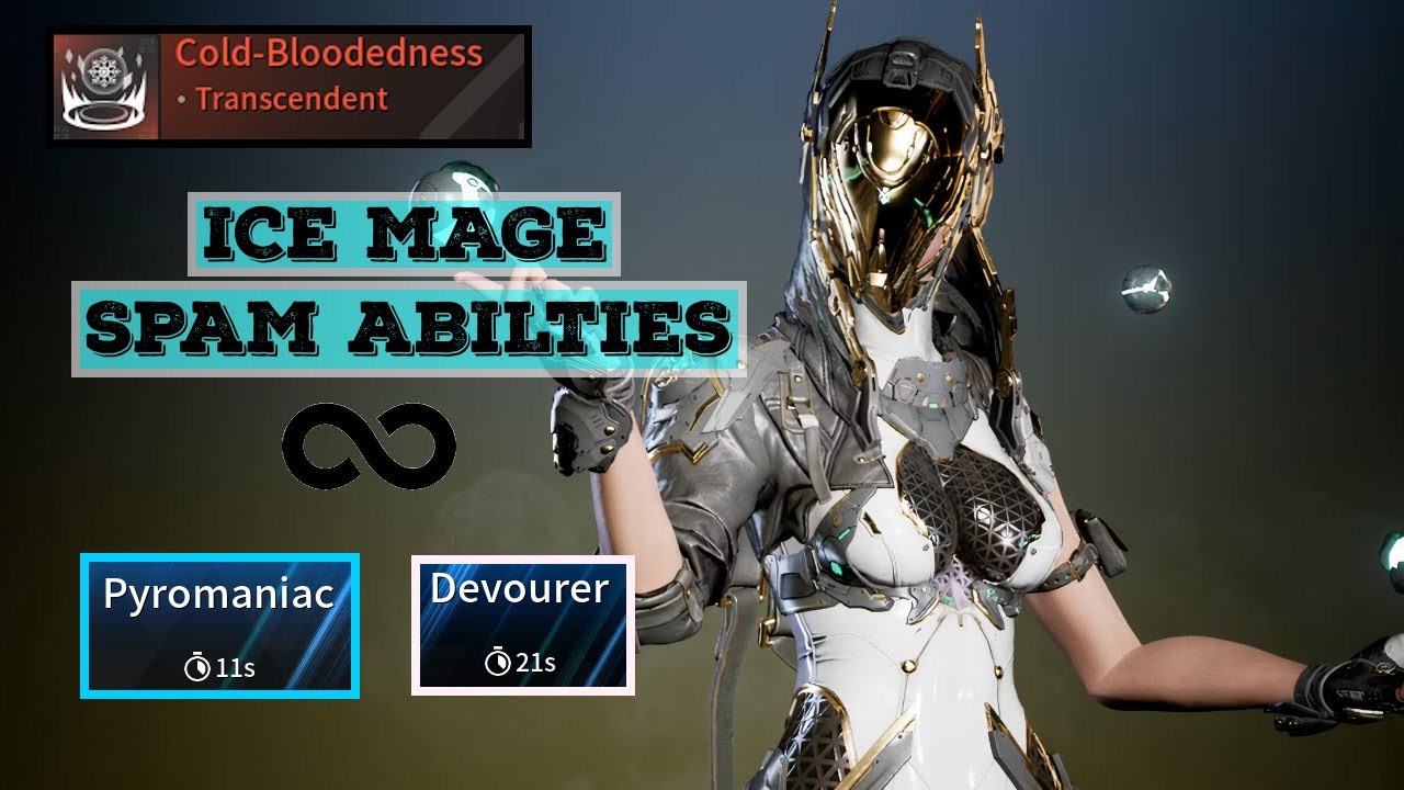 Cold-Bloodedness Viessa Build || Ice Mage + Infinite Ability Spam