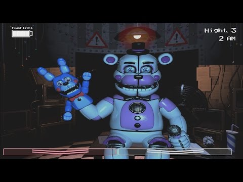 Funtime Freddy & Bon-Bon in FNaF 2