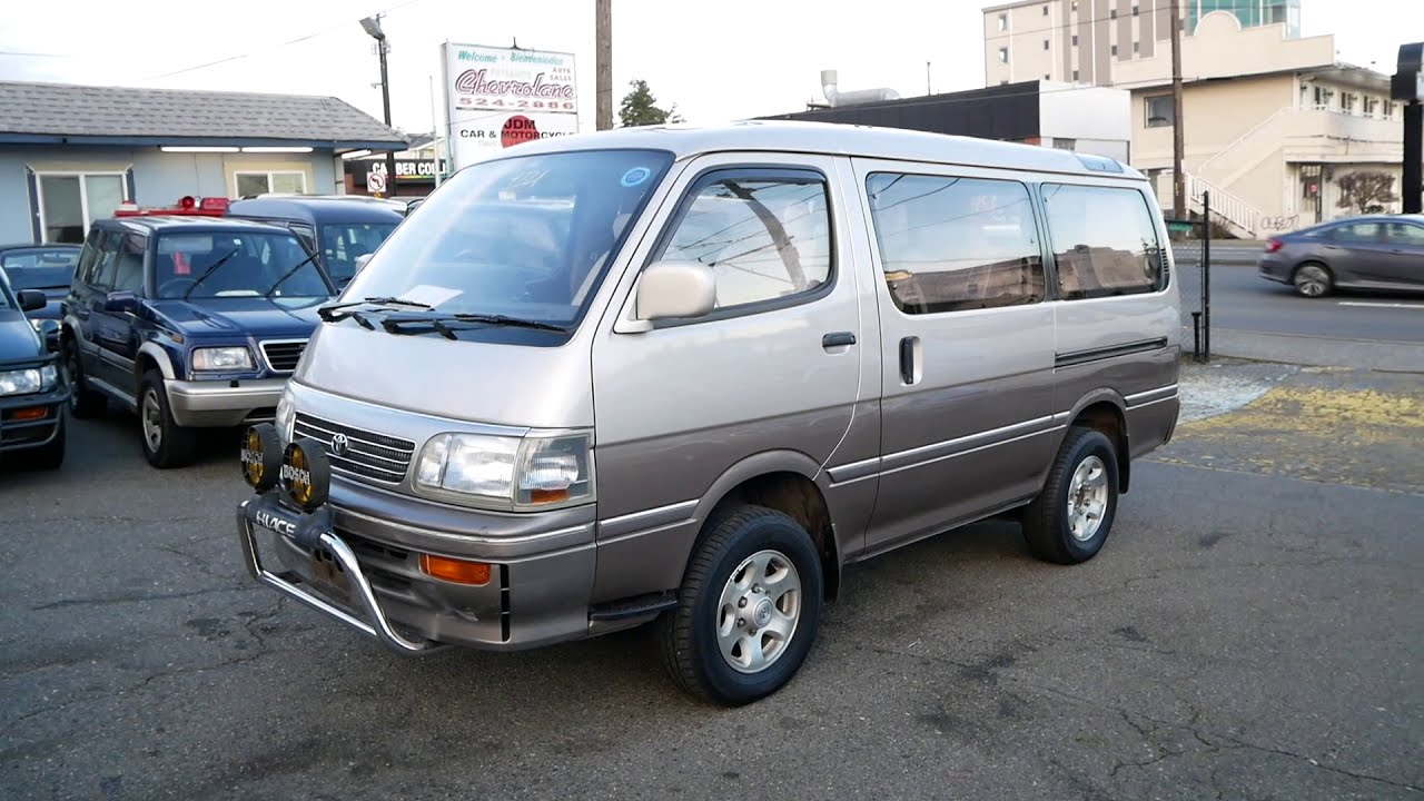 For sale: 1993 Toyota Hiace Super Custom LTD 4WD T- Diesel 1KZ-TE (KZH106) Ace/Cool Box, Walkaround