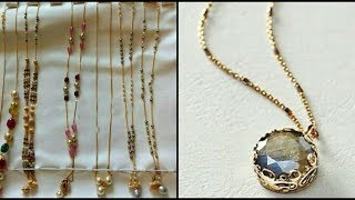 latest neck chain design for daily wear 