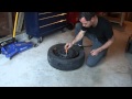 Setting a tire  bead with an air compressor