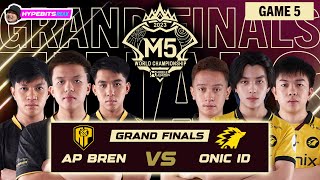 AP BREN vs ONIC ID | GAME 5 | M5 GRAND FINALS