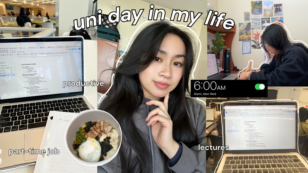 Один день из моей жизни студента колледжа 💻📚лекции по психологии, учёба, подработка *реалистично*