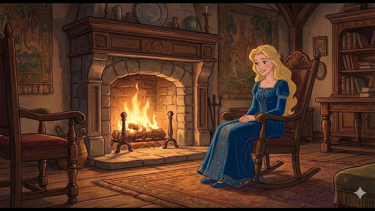 Kralın Kızı ve Ormanda Kaybolan Adamın Hikayesi | Şömine Ateşi sesi ile Hikaye  | Masal Dinle