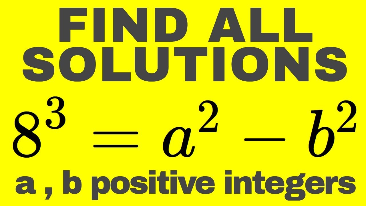 Please find ALL solutions