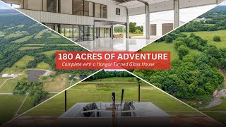 180 Acres of Adventure Complete with Glass House in Northeast Oklahoma