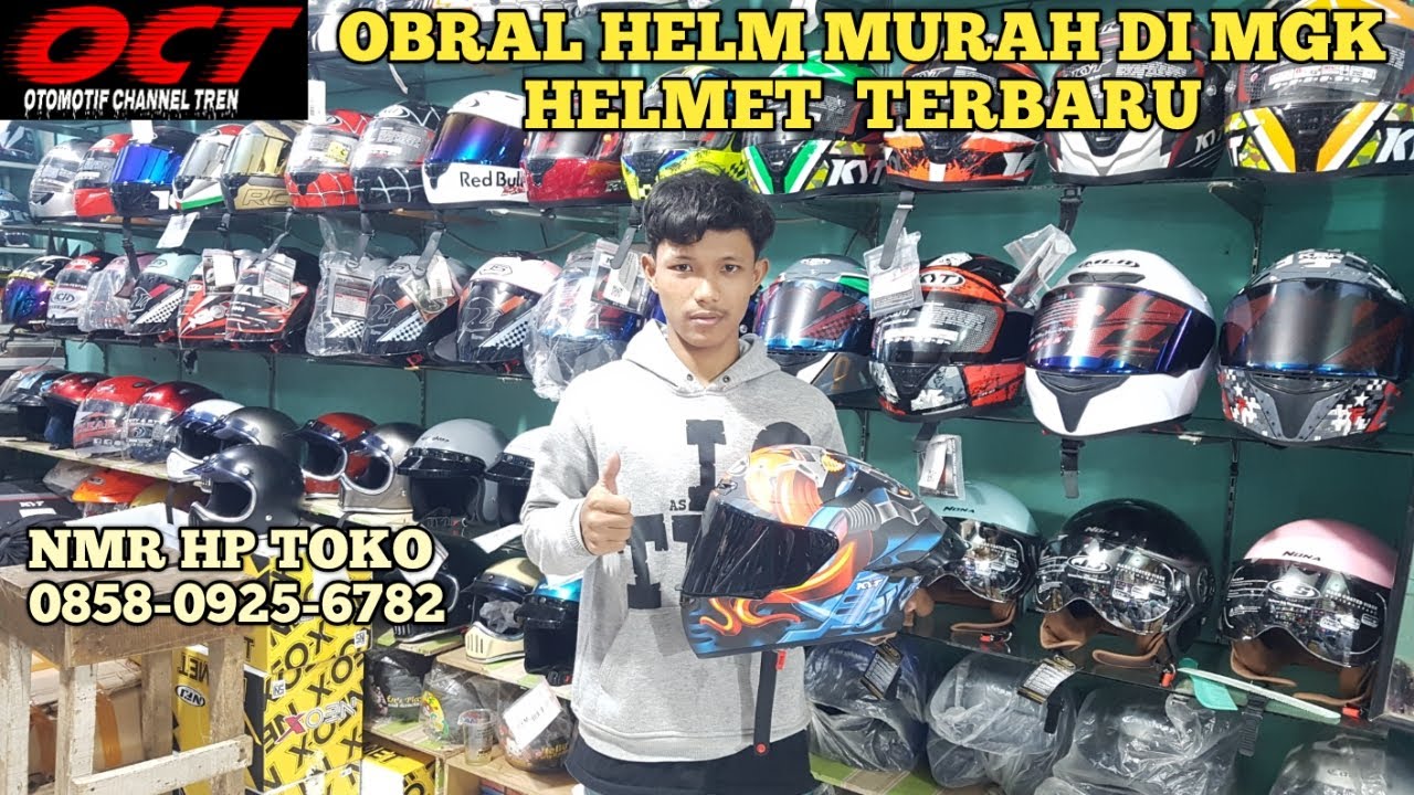 HARGA HELM MURAH 75 REBU SAMPAI 2 JUTA REVIEW CIKARANG | HARGA HELM OBRAL CIKARANG BEKASI