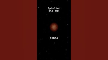 Did you know there is a bright red dwarf planet called Sedna lurking in the outer solar system