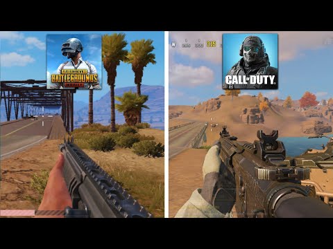 Pubg Mobile vs Call of Duty Mobile - Details and Physics Comparison