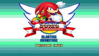 KNUCKLES IT'S YOUR TURN Sonic the Hedgehog: Blasting Adventure (KNCUKLES GAMEPLAY)