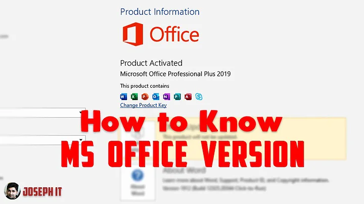 How to check Microsoft Office version