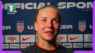 Claire Hutton on being USWNT captain: “An honor to wear the armband”