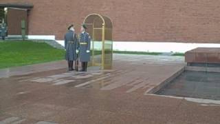 Goose-stepping guards at the Kremlin